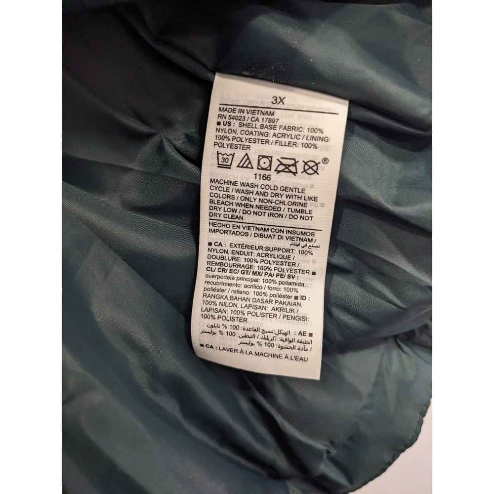 Old Navy Quilted Puffer Vest Layering Active Wear Water Resistant Women Green 3X - Picture 3 of 8